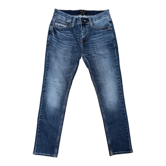 Brother Other - Brother Slim Blue Jeans with Distressed Look